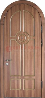 Арочная дверь с отделкой массивом ДА-35 в Волгограде