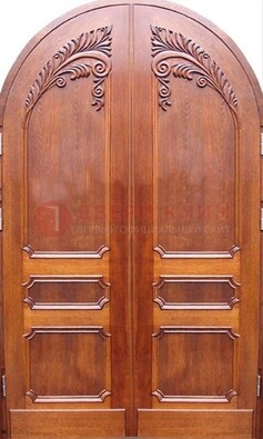Металлическая арочная дверь ДА-9 в салон красоты в Волгограде