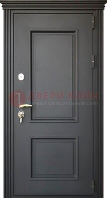 Чёрная дверь с МДФ ДМ-520 в Волгограде