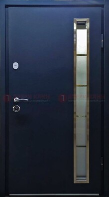 Металлическая дверь с порошковым покрытием и МДФ Белый дуб ДП-219 в Волгограде