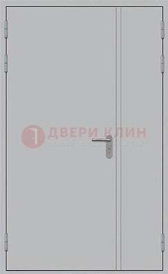 Белая противопожарная двупольная дверь ДПМ-02/30 в Волгограде