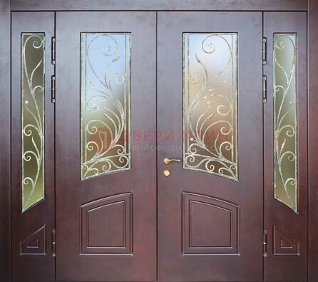 Парадная дверь ДПР-58 с остеклением в Волгограде