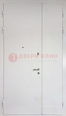 Современная полуторная стальная дверь с МДФ панелью ПЛ-25 в Волгограде